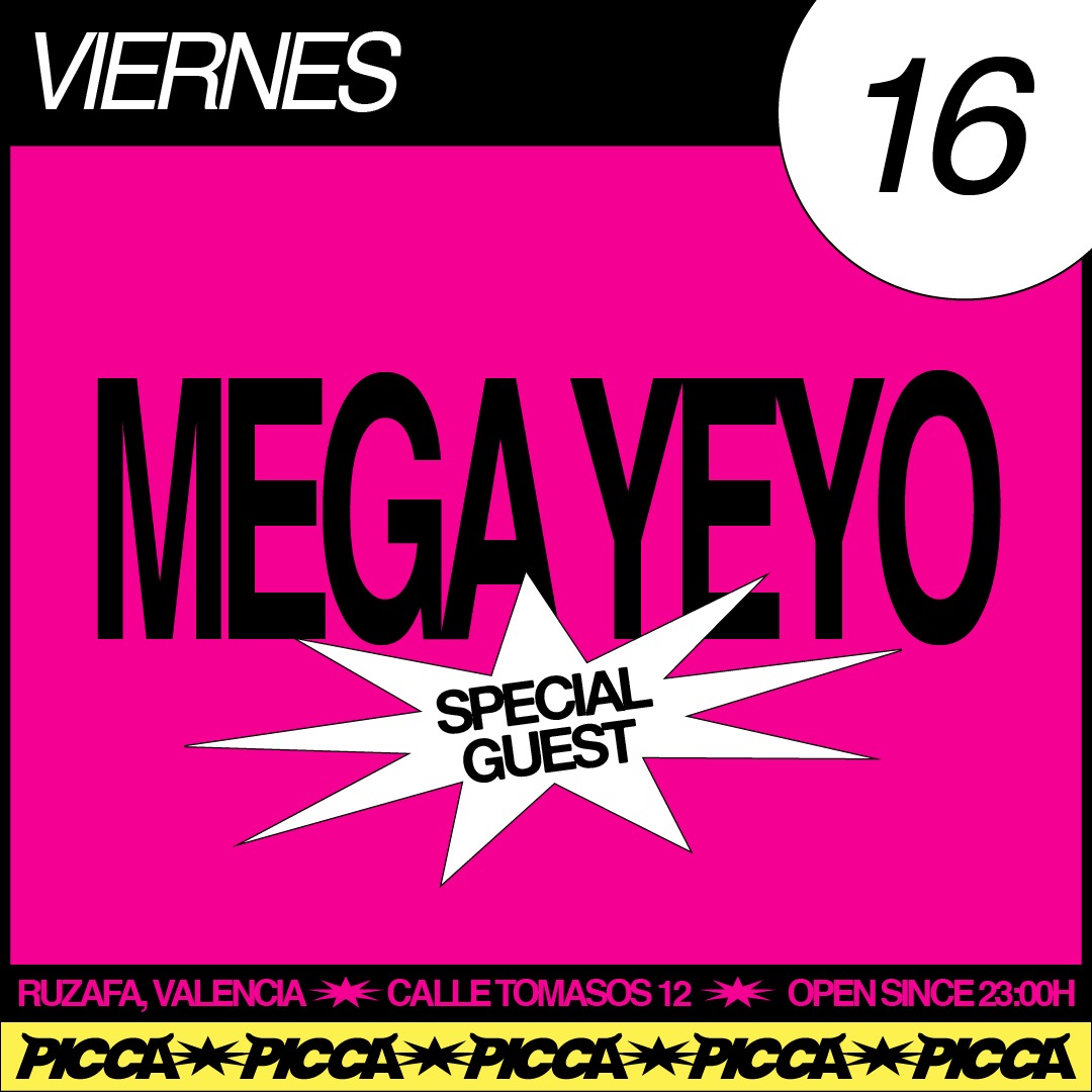 Viernes 16/10 SPECIAL GUEST MEGAYEYO en PICCA image
