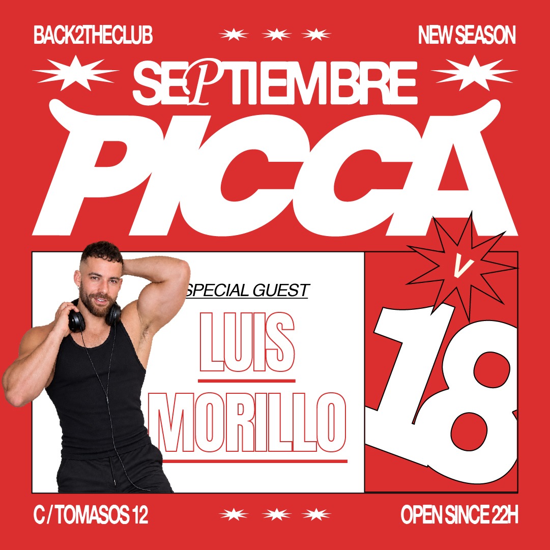 Viernes 18/9 SPECIAL GUEST LUIS MORILLO en PICCA