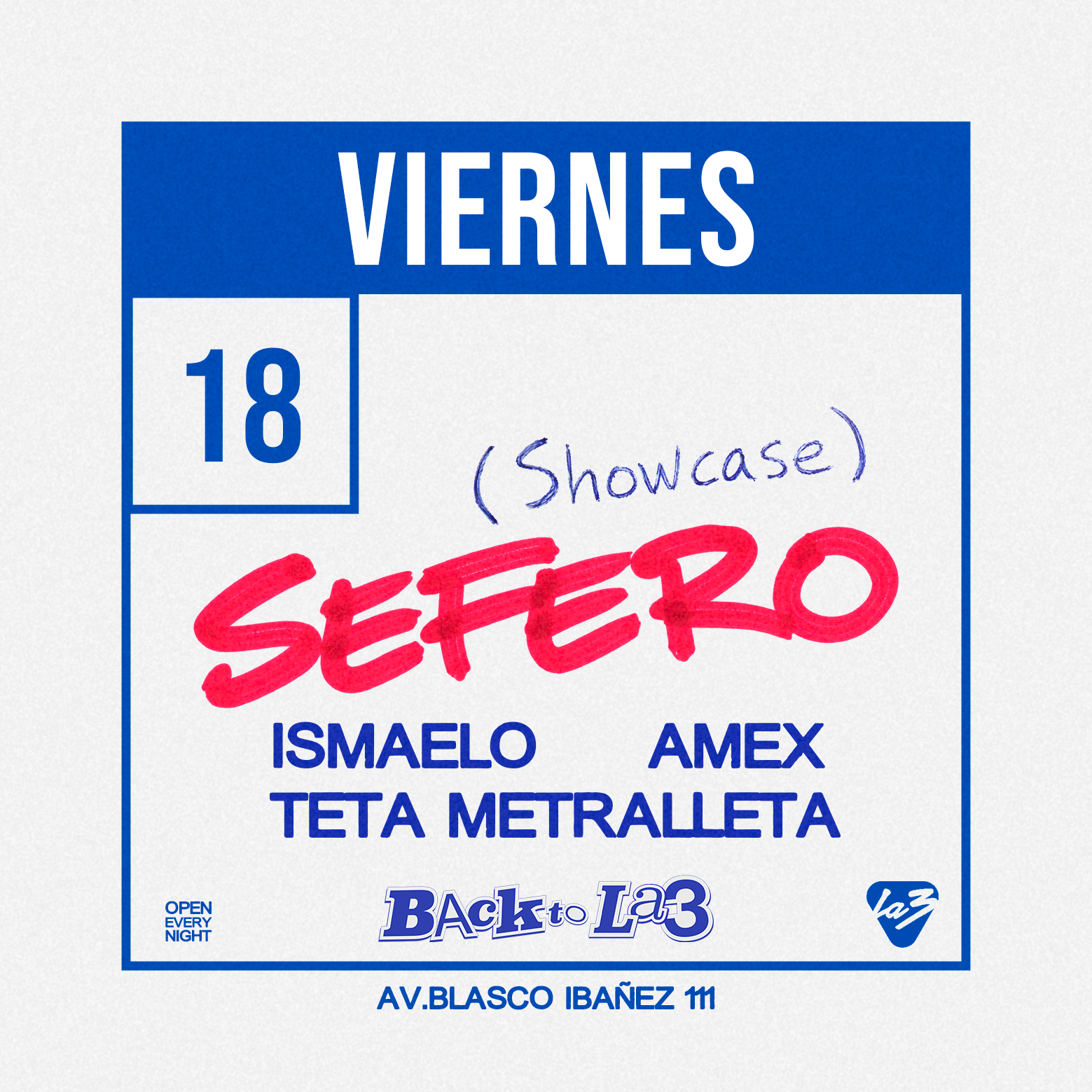 VIERNES 18 | ARDE: SEFERO (Showcase) + 17BEATS + AMEX + CENCII image