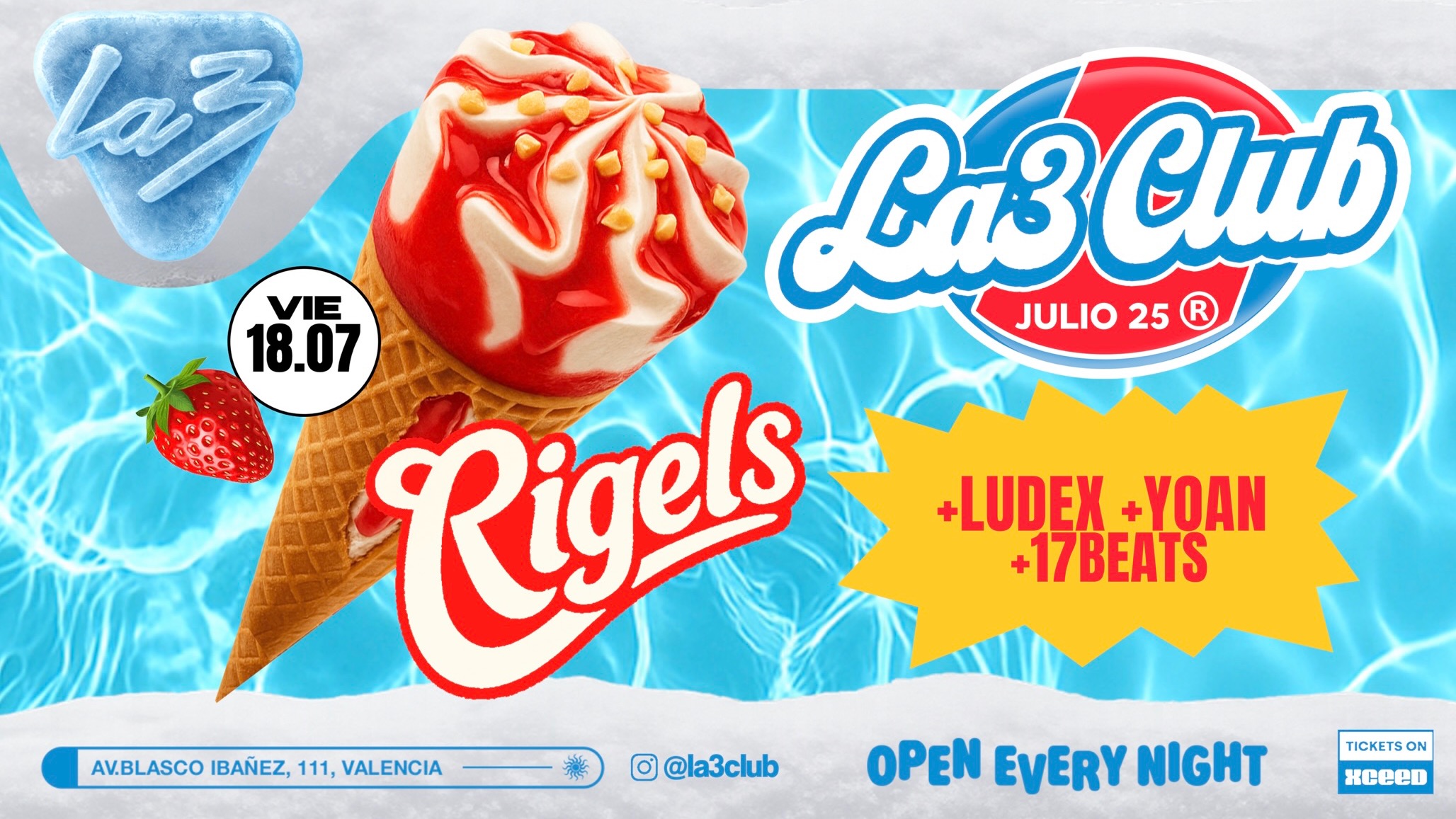 VIERNES 18 | HOUSE TOUR LA3: RIGELS + LUDEX + YOAN + 17BEATS image