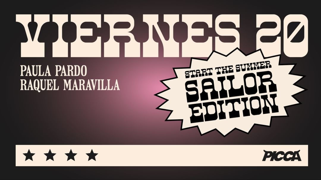 Viernes 20/6 PRE ORGULLO SAILOR EDITION en PICCA #FAMEFRIDAYS event cover