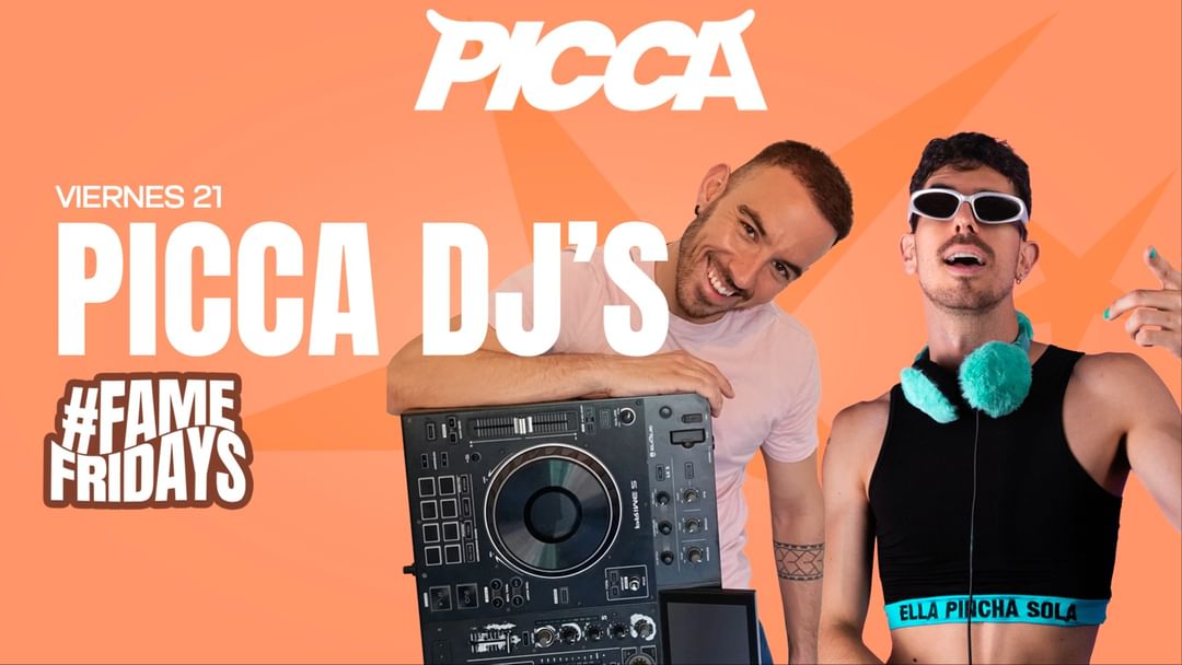 Couverture de l'événement Viernes 21/03 PICCA #FAMEFRIDAYS