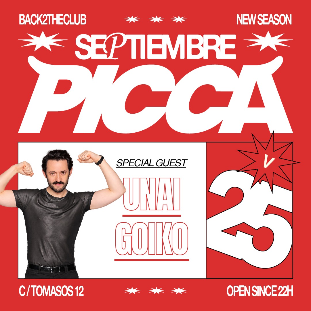 Viernes 25/9 SPECIAL GUEST UNAI GOIKO en PICCA image