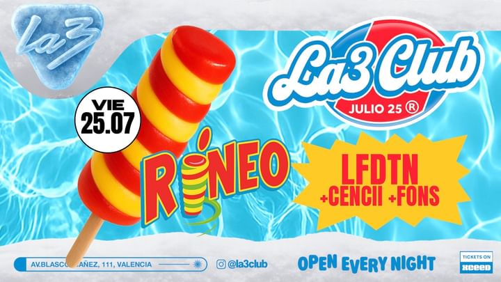 Cover for event: VIERNES 25 | HOUSE TOUR LA3: RONEO + LFDTN + Claupi + Fons