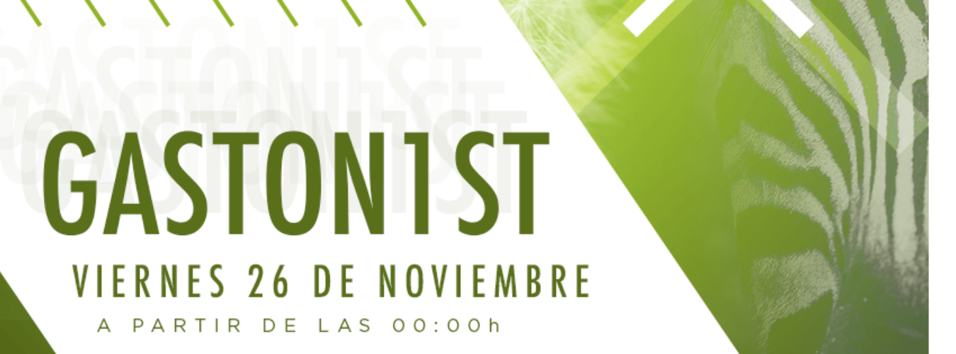 VIERNES 26 NOV | GASTON1ST image