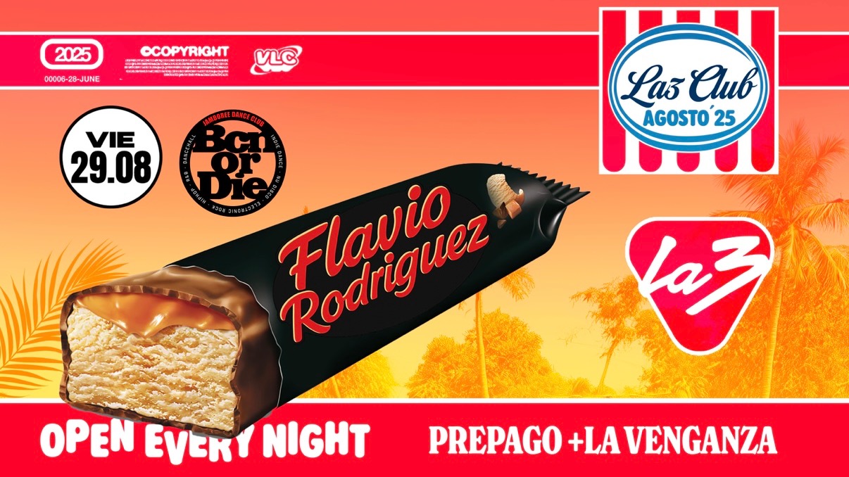 VIERNES 29 | FLAVIO RODRIGUEZ + PREPAGO B2B LA VENGANZA image