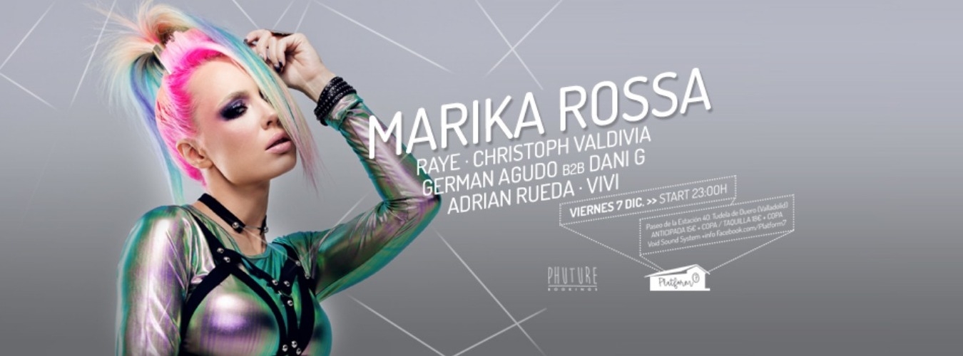 VIERNES 7 DICIEMBRE / MARIKA ROSSA EN PLATFORM7 image