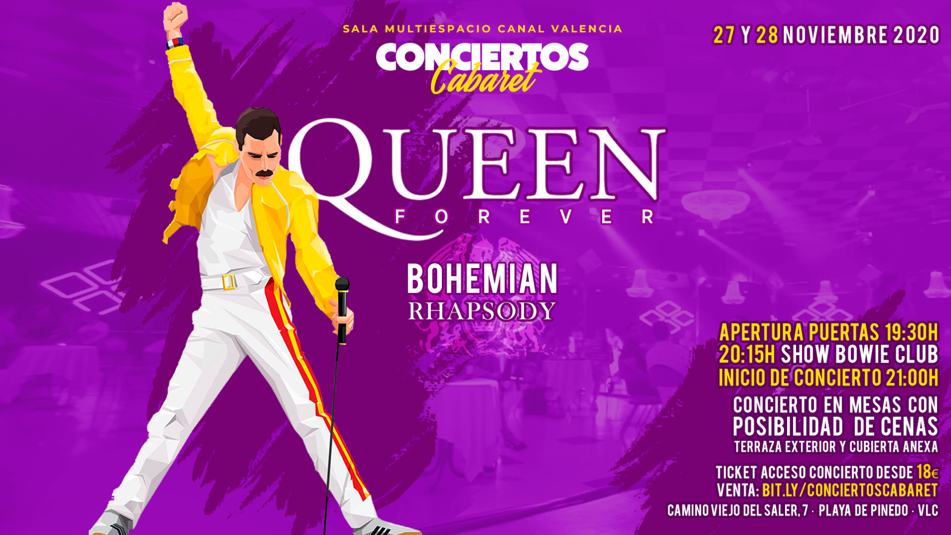 VIERNES - Conciertos Cabaret - Queen Forever image