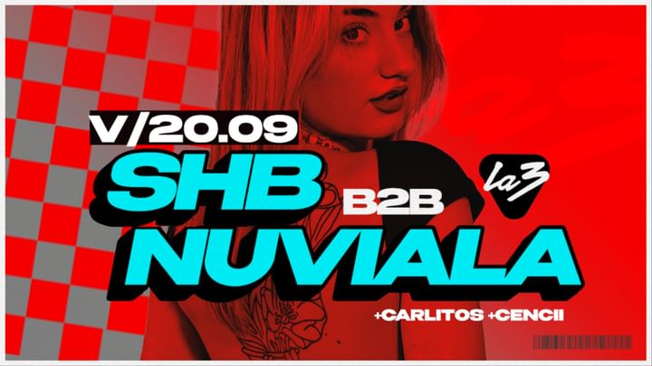 Cover for event: VIERNES | SHB b2b NUVIALA + Carlittos + Cencii