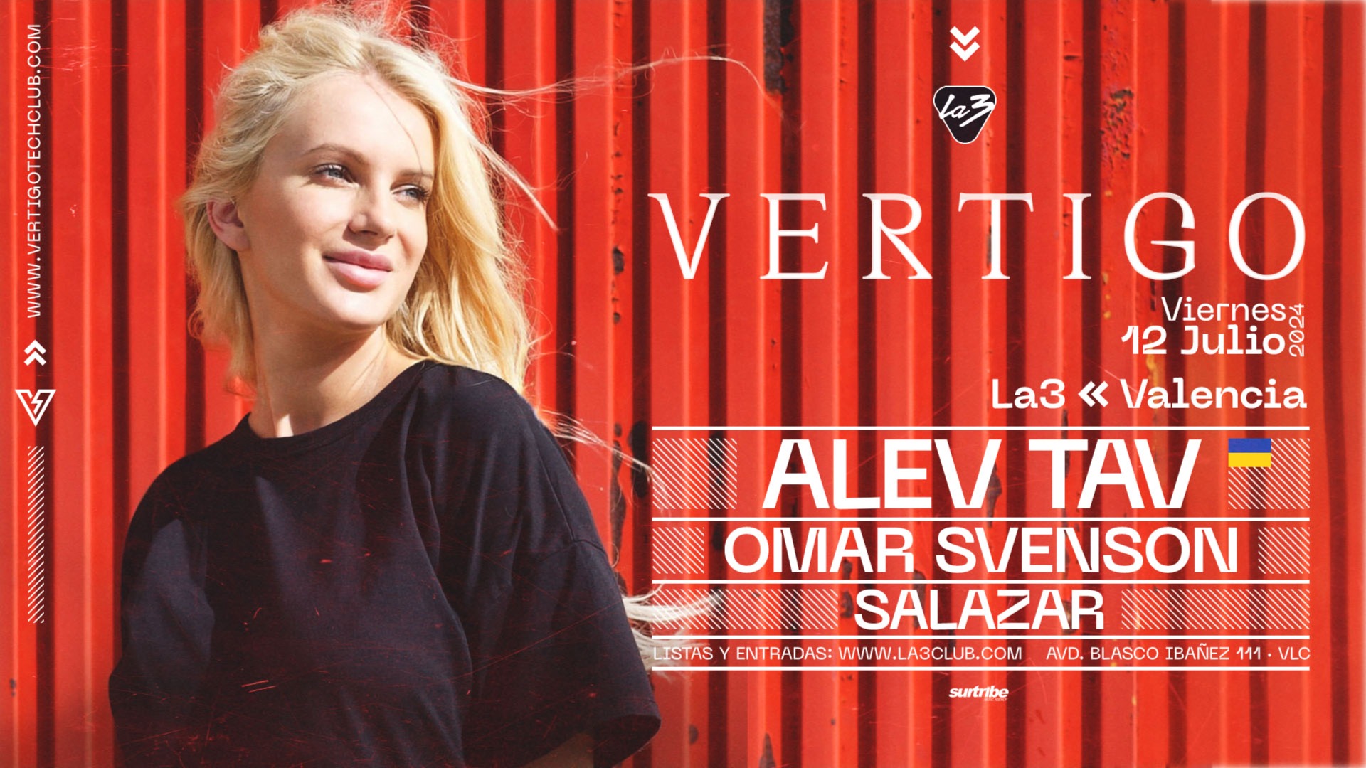 VIERNES | VERTIGO w/ ALEV TAV