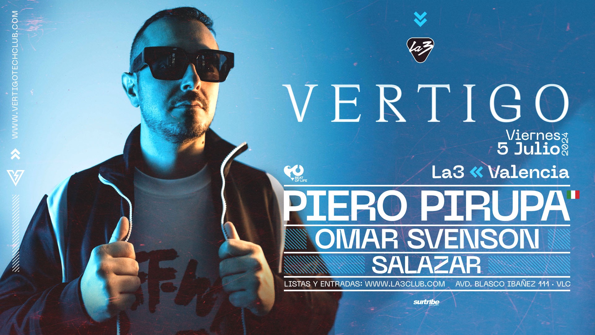 VIERNES | VERTIGO w/ PIERO PIRUPA 