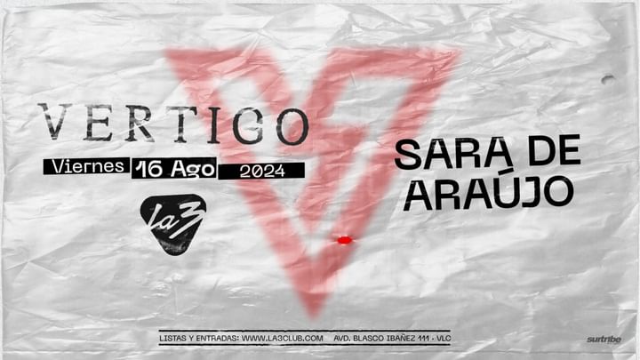 Cover for event: VIERNES | VERTIGO w/ SARA DE ARAÚJO 