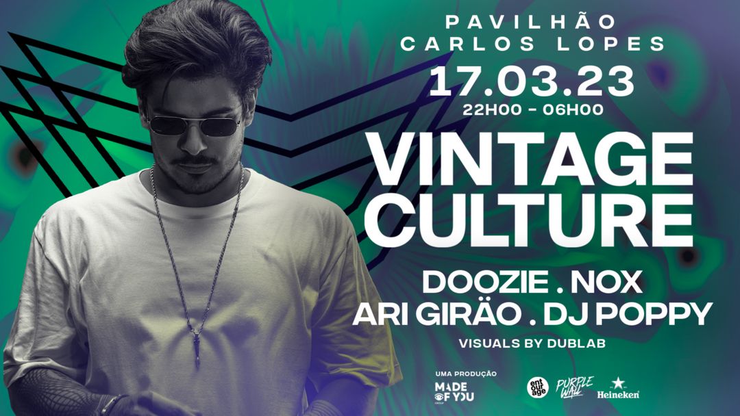 Copertina evento Vintage Culture - PT Tour » Lisboa