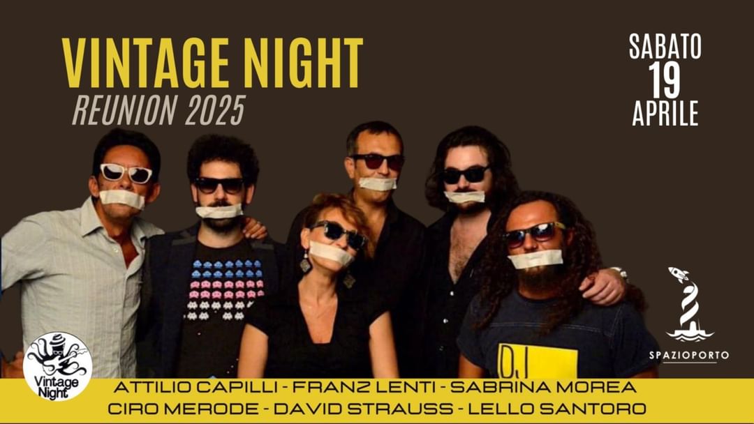 Copertina evento "VINTAGE NIGHT - REUNION 2025"