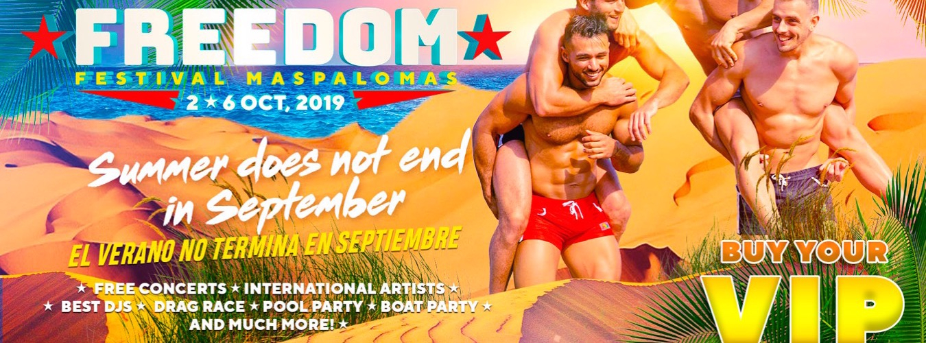 VIP FREEDOM PARK PASS - Freedom Festival Maspalomas 2019
