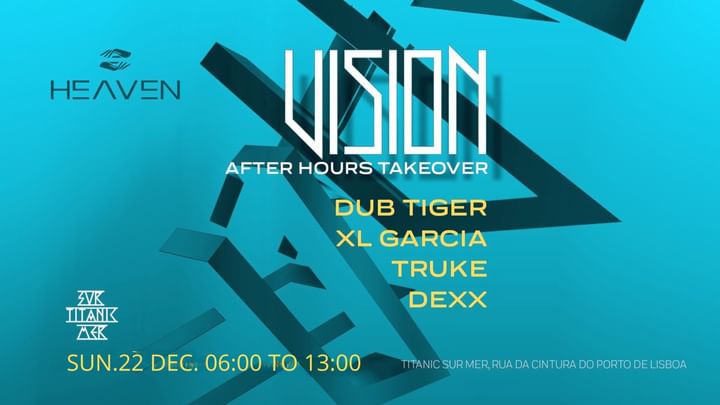 Cover for event: Vision After Hours: Dub Tiger, XL Garcia, Truke, Dexx