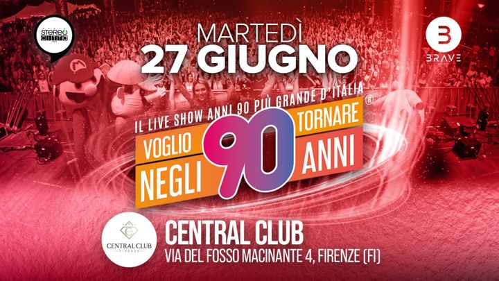 Cover for event: VOGLIO TORNARE NEGLI ANNI 90