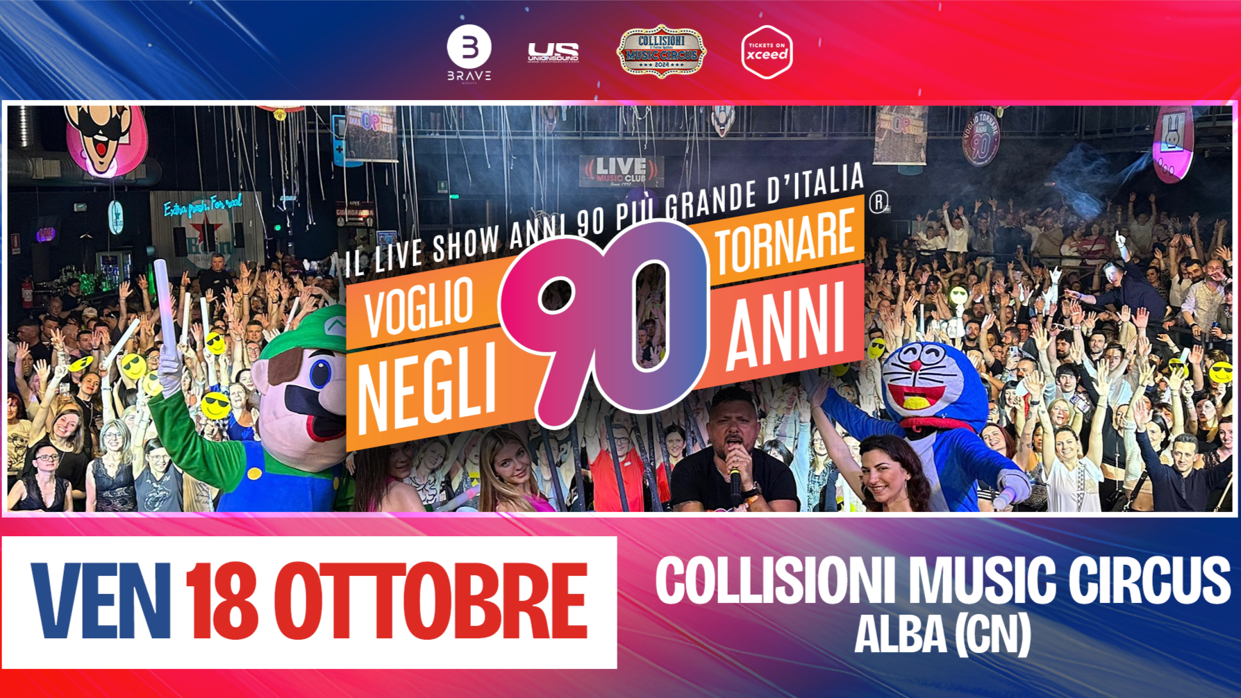 Voglio Tornare negli Anni 90 | 18.10 @Collisioni Circus 