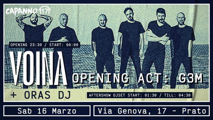 Cover for event: VOINA Live + Oras DjSet - 16.03.24