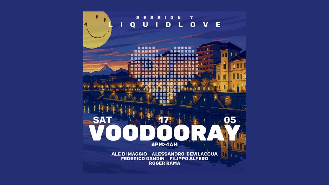 VOODOO RAY session 7 - Liquid Love-Eventplakat