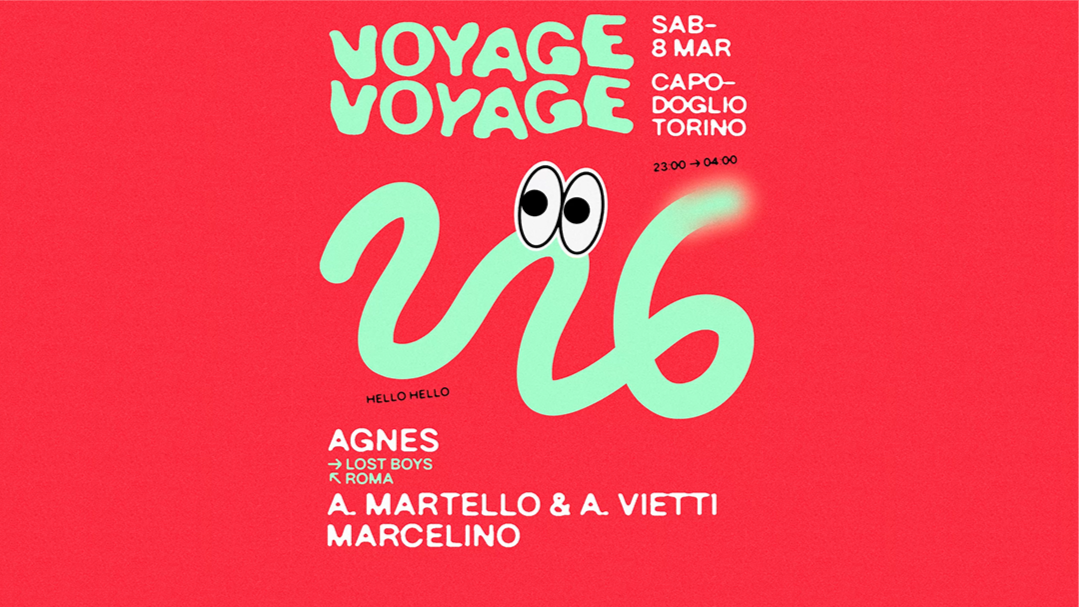 Voyage Voyage ✷ Agnes (Lost Boys, Roma), Andrea Martello, Andrea Vietti, Marcelino image