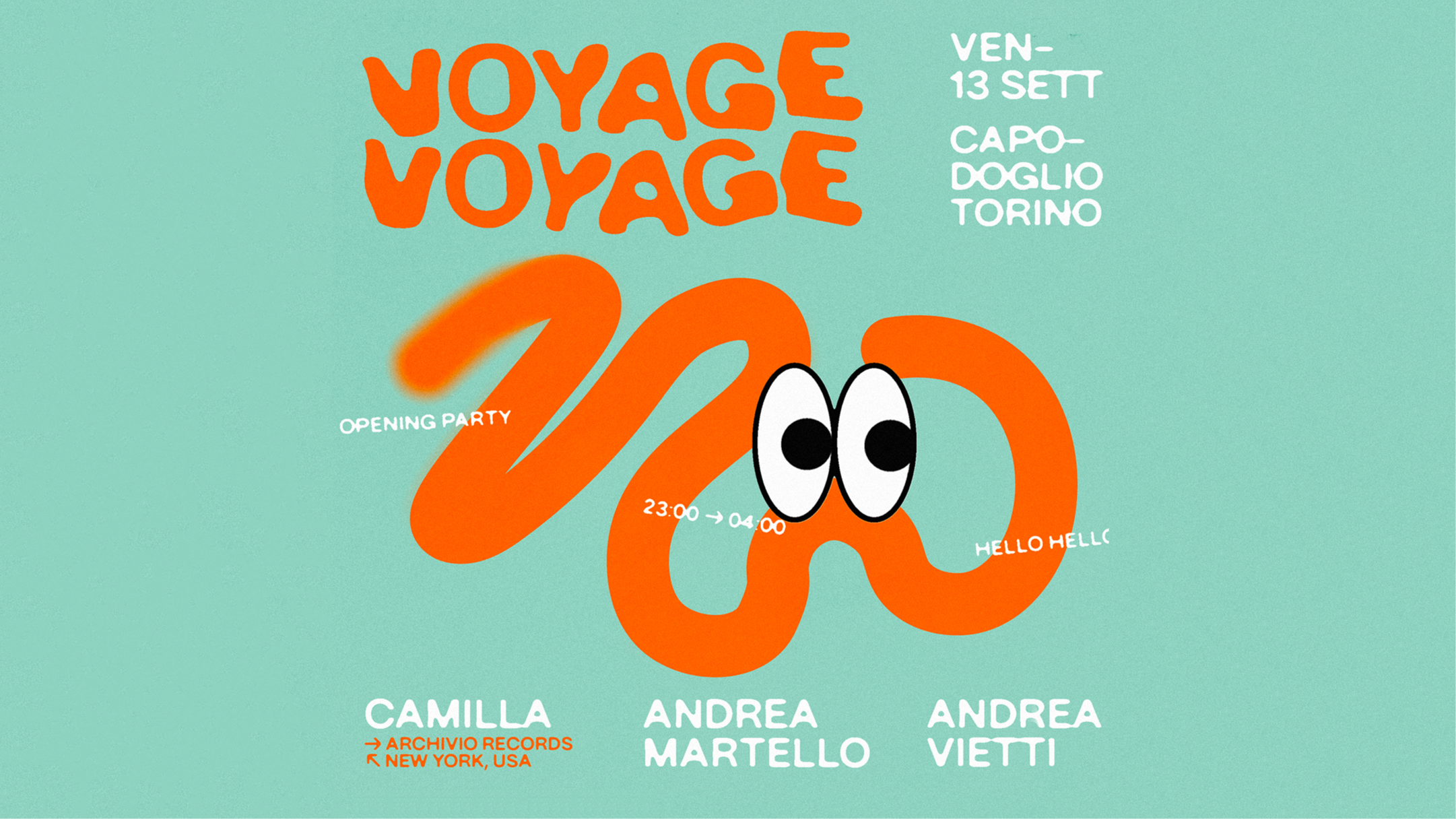 Voyage Voyage ✷ Camilla (Archivio Records, New York)