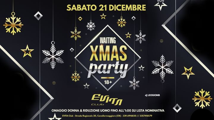 Cover for event: Waiting Xmas Party | Sab. 21/12 | Evita Club