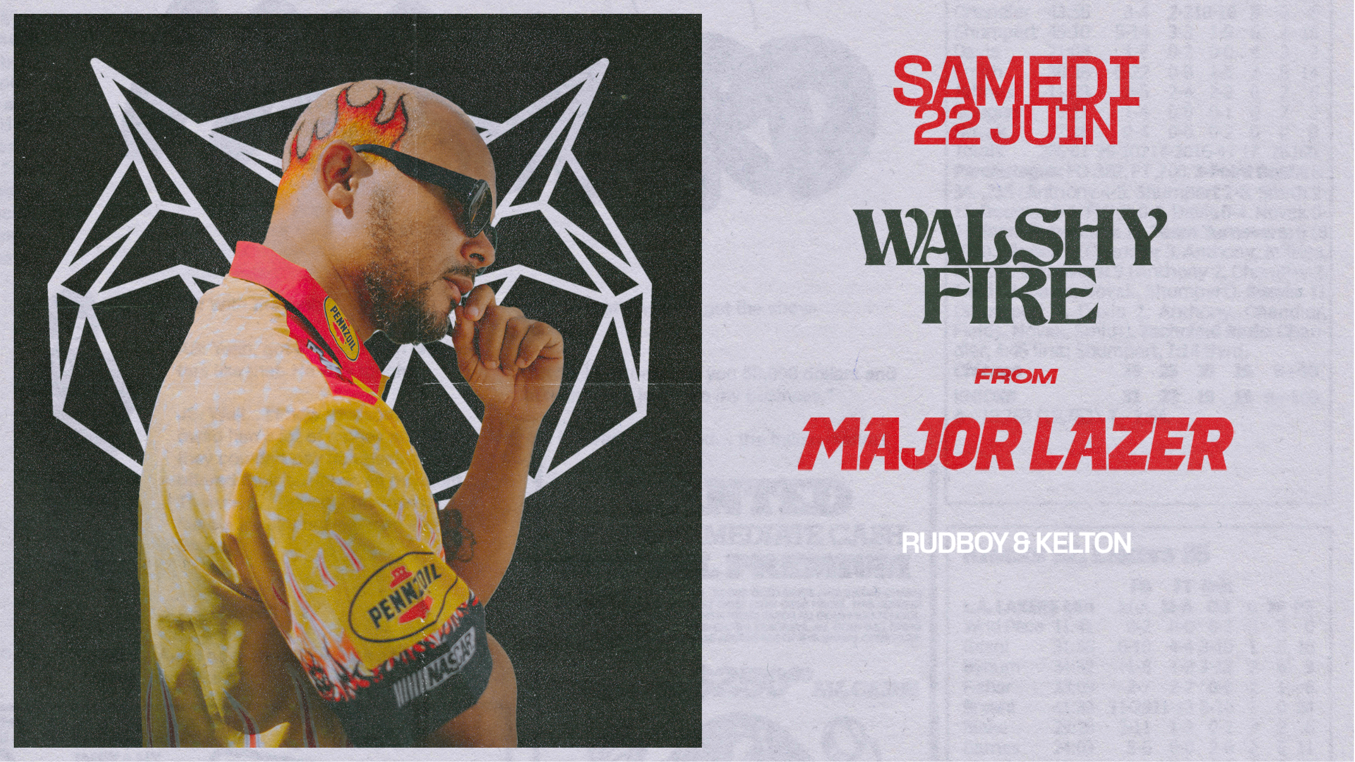 WALSHY FIRE FROM MAJOR LAZER  image