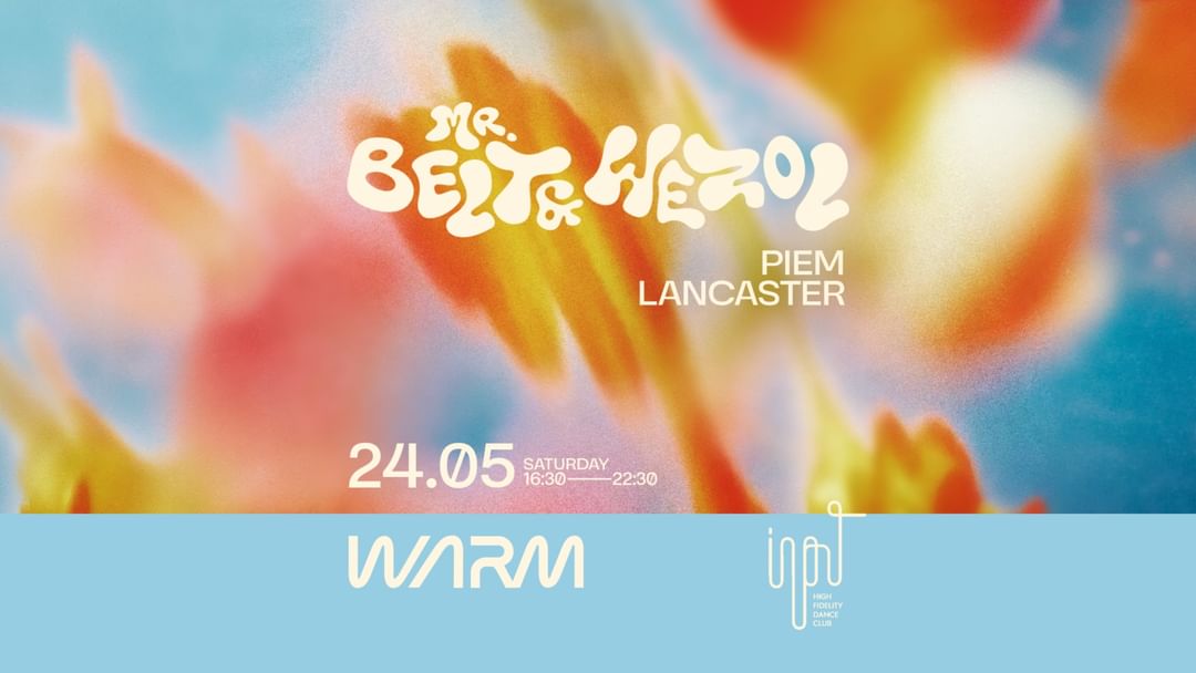 Copertina evento WARM x Input w. Mr. Belt & Wezol | Go Beach Barcelona