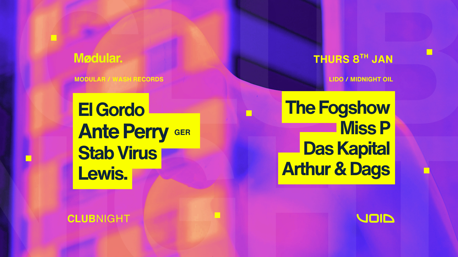 WASH Records x Midnight Oil image