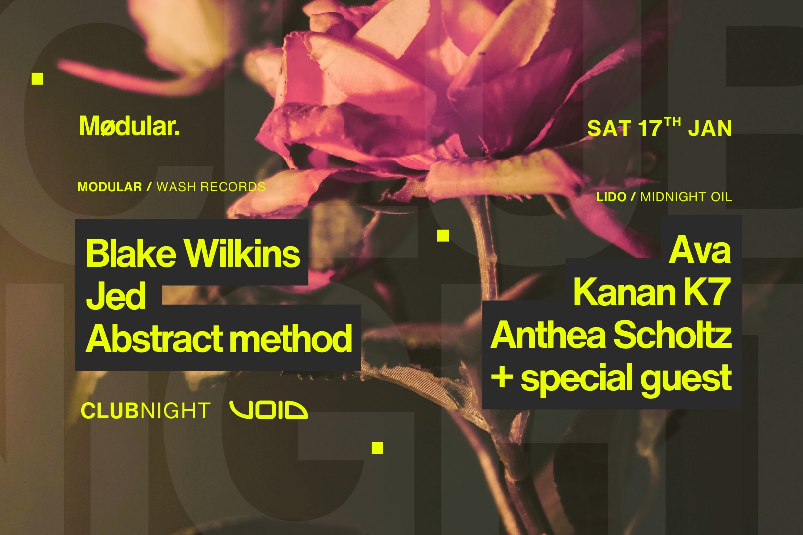 WASH Records x Midnight Oil image