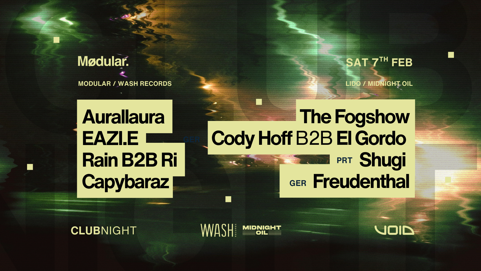 WASH Records x Midnight Oil image