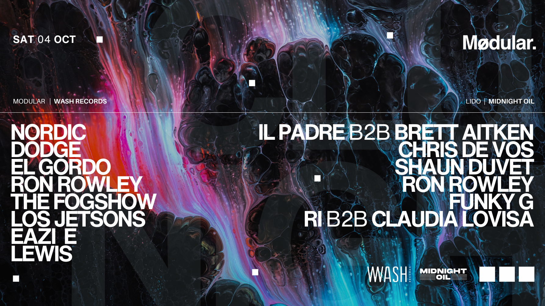 WASH Records x Midnight Oil image