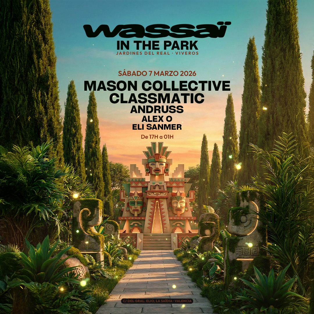 Wassaï in the park at Jardines de Viveros W/ Mason collective, Classmatic & Andruss image