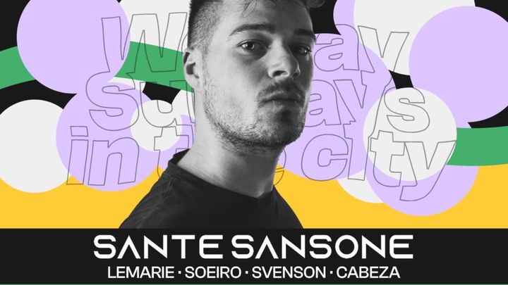 Cover for event: Wateke. Especial 12 aniversario de La3 con Sante Sansone ( Italia ) 