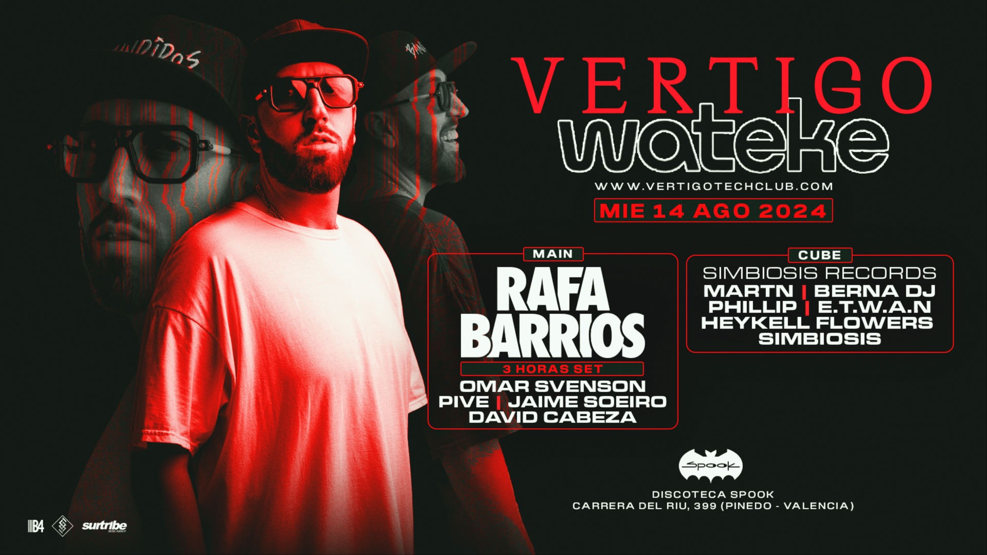 WATEKE AT VERTIGO - MIE14AGO -RAFA BARRIOS - SPOOK image