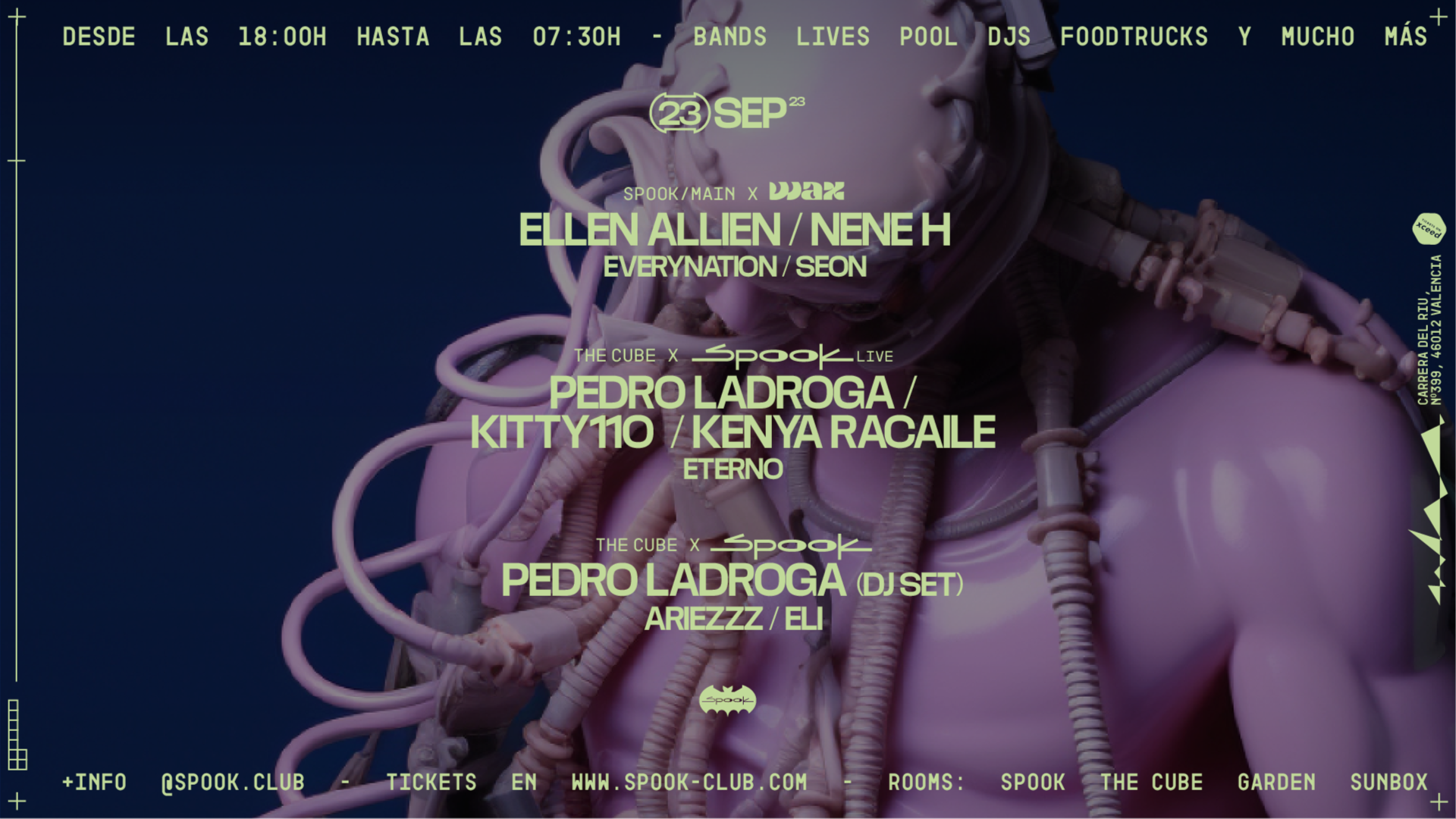 WAX (Ellen Allien + Nene H) + Pedro Ladroga + Jr.Michel image