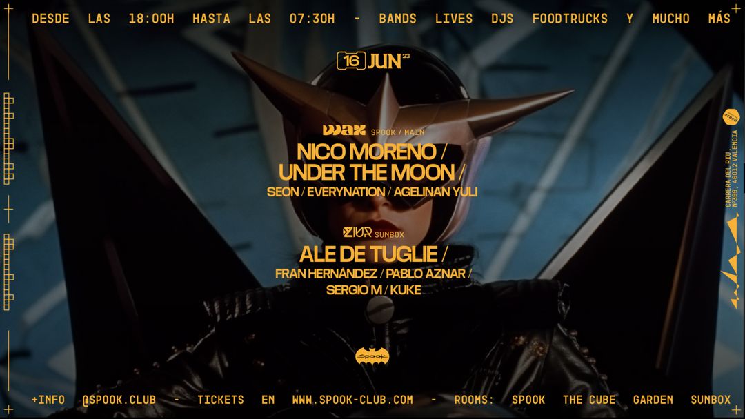 Cartel del evento WAX: Nico Moreno + Under The Moon