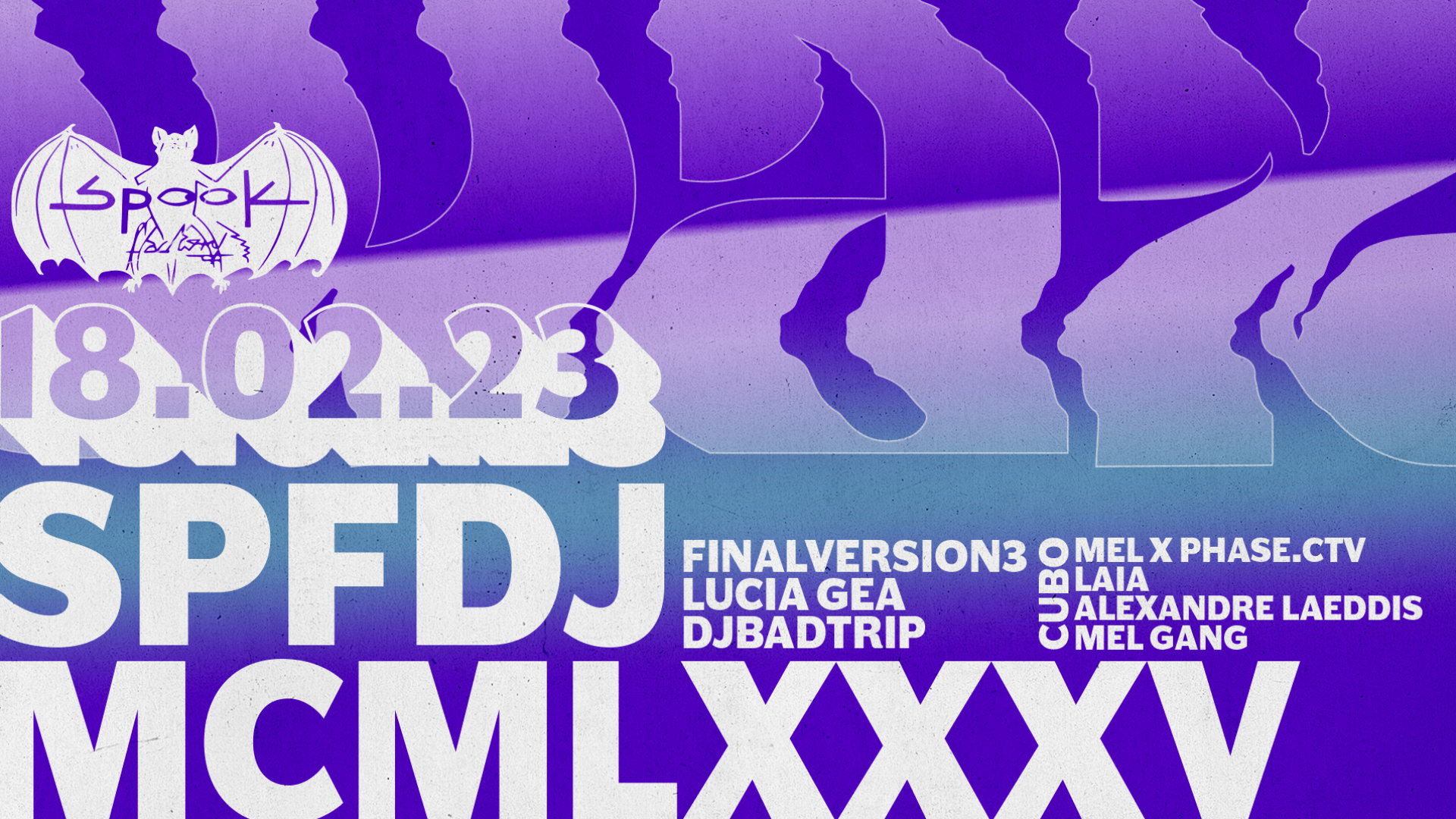 WAX presents: SPFDJ + MCMLXXXV image