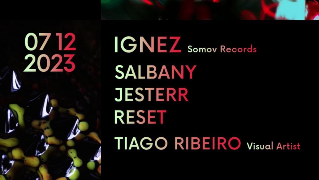 NÃDA 3.0 - WAx showcase - IGNEZ - SALBANY - JESTERR - RESET - TIAGO RIBEIRO event cover