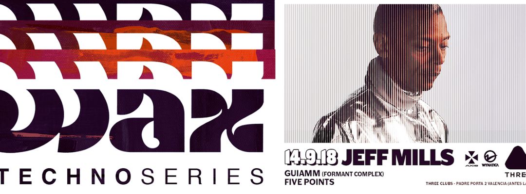 Cartel del evento WAX Techno Series presenta a Jeff Mills