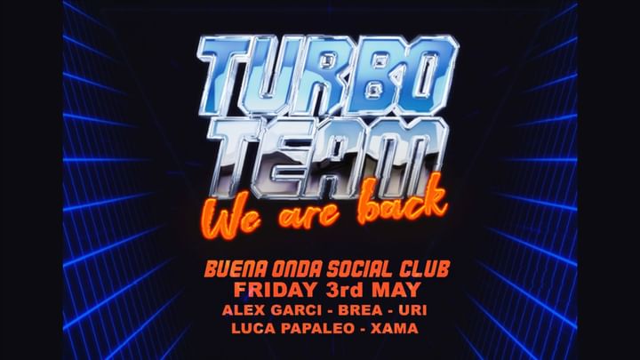 Cover for event: We are Back // Turbo Team