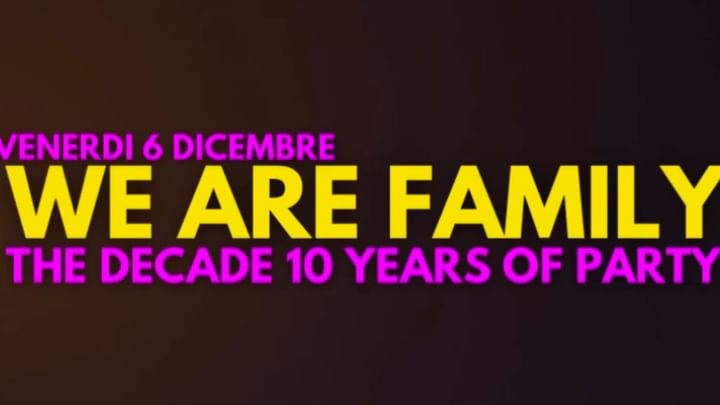 Cover for event: WE ARE FAMILY pres. BLACK FANCY, Paco Wegmann, Davide Leone & Wawe