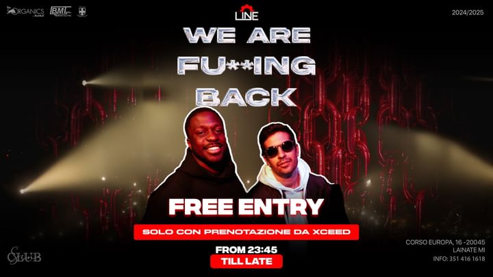 Cover for event: WE ARE FU**ING BACK by LineClub