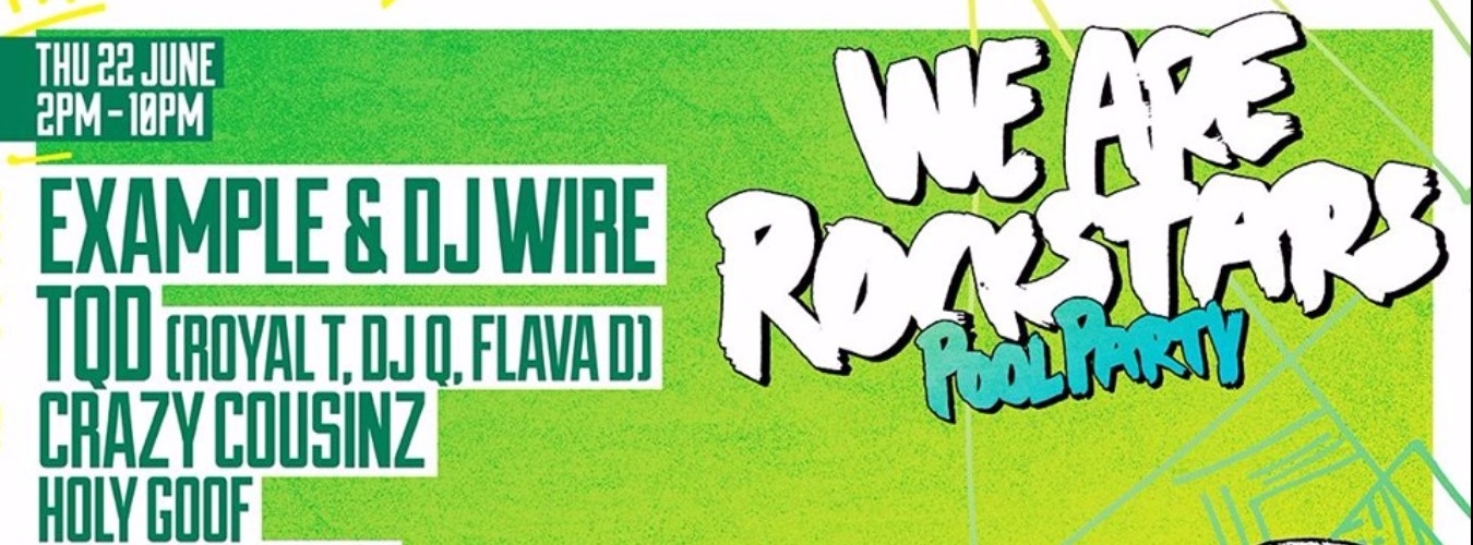 We Are Rockstars Pool Party w/ Example & DJ Wire, TQD + More image
