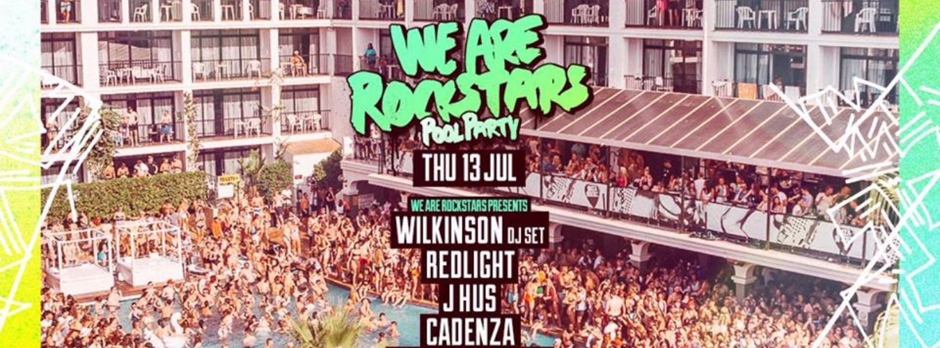 We Are Rockstars Pool Party w/ Wilkinson, Redlight, J Hus + more