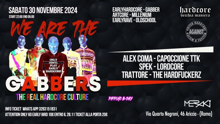 Cover for event: WE ARE THE GABBER