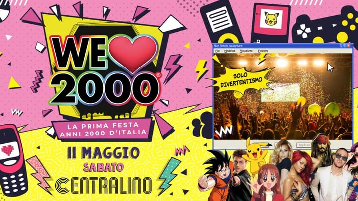 Cover for event: WE LOVE 2000 Torino - Sabato 11 Maggio al CENTRALINO Club