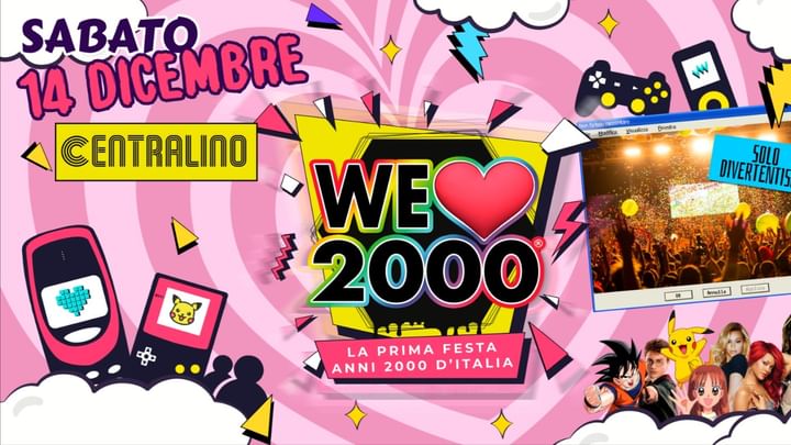 Cover for event: WE LOVE 2000 Torino - Sabato 14 dicembre @ Centralino Club