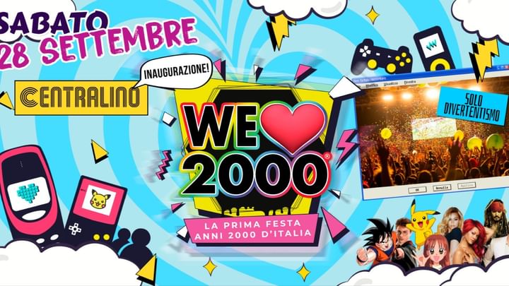 Cover for event: WE LOVE 2000 Torino - Sabato 28 Settembre al CENTRALINO Club